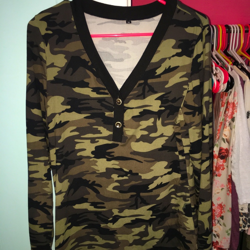 Camouflage long sleeve